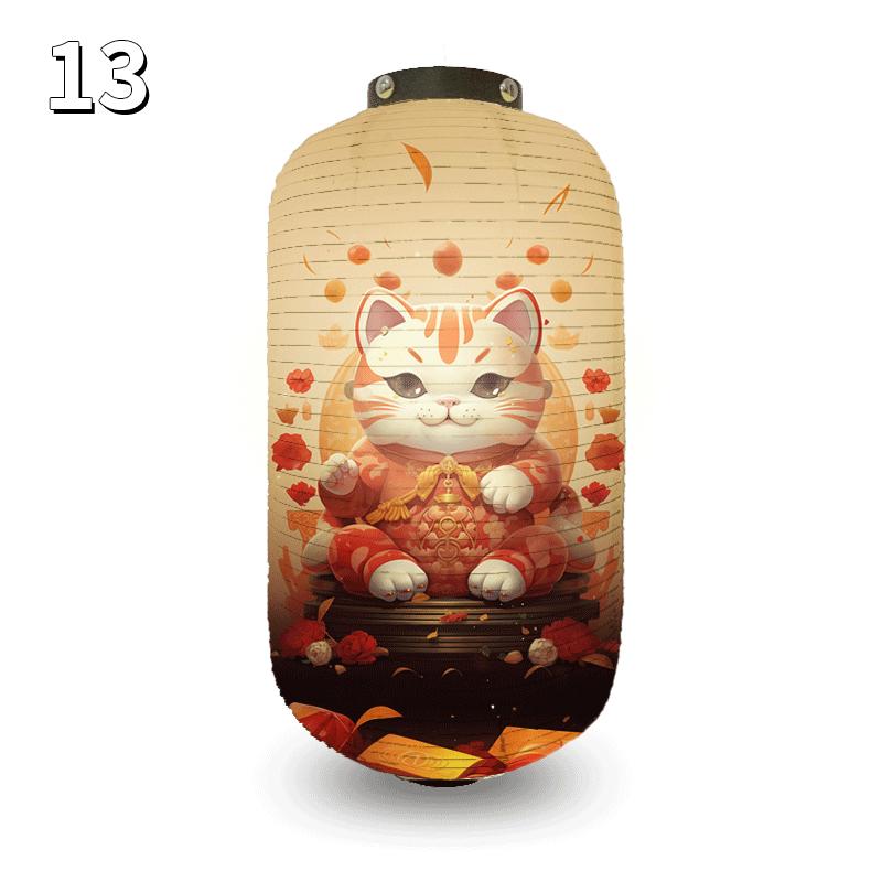 Japanese Traditional Cloth Lantern Ukiyoe Hanging Lanterns Restaurant Izakaya Sushi Cuisine Shop Decoration Advertising Sign