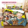 My Hero Academia Classic Poster Duvet Cover & Pillowcases, MHA Fan Bedroom Bedding, Perfect Gift.chl