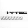 3D Metal i-VTEC Car Trunk Rear Turbo Fender Emblem Badge Decals Stickers Silver/Black/Red