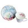 Wedgwood Butterfly Bloom Teacup Blue Pink & Saucer, & [Used]