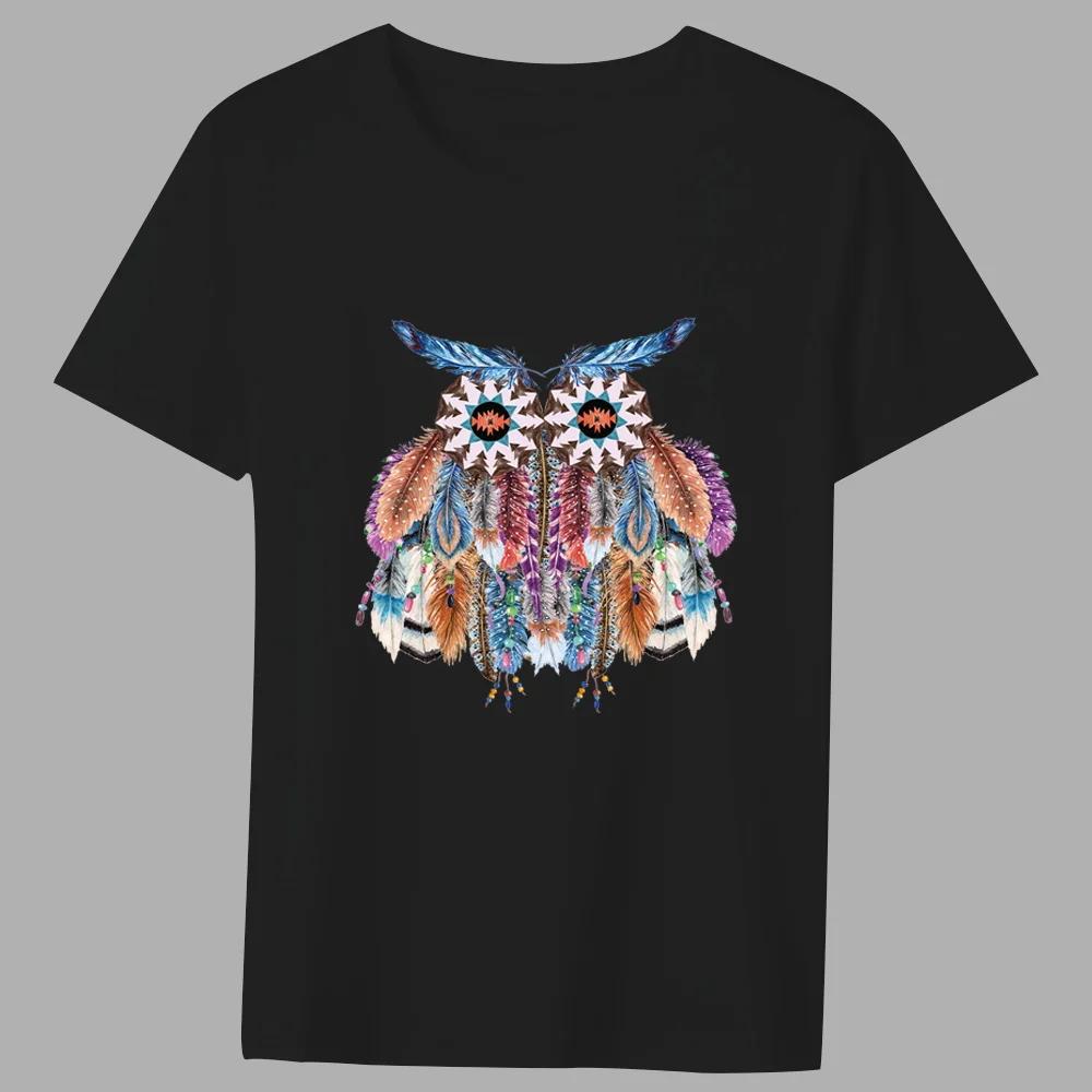 

Модная футболка Мужская Классический цвет Серия с принтом перьев Всепогодная Повседневная Футболка с круглым вырезом для работы Удобный топ-футболка XXXXXL чёрный