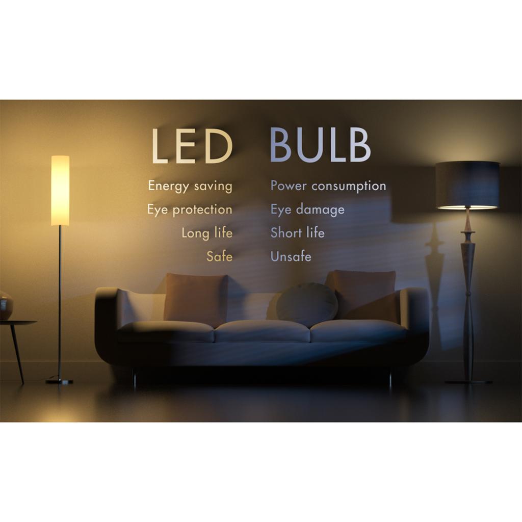 Floor Lamp Stepless Dimmable Brightness Colors Adjustable LED Standing Lamp Floor Light for Bedroom