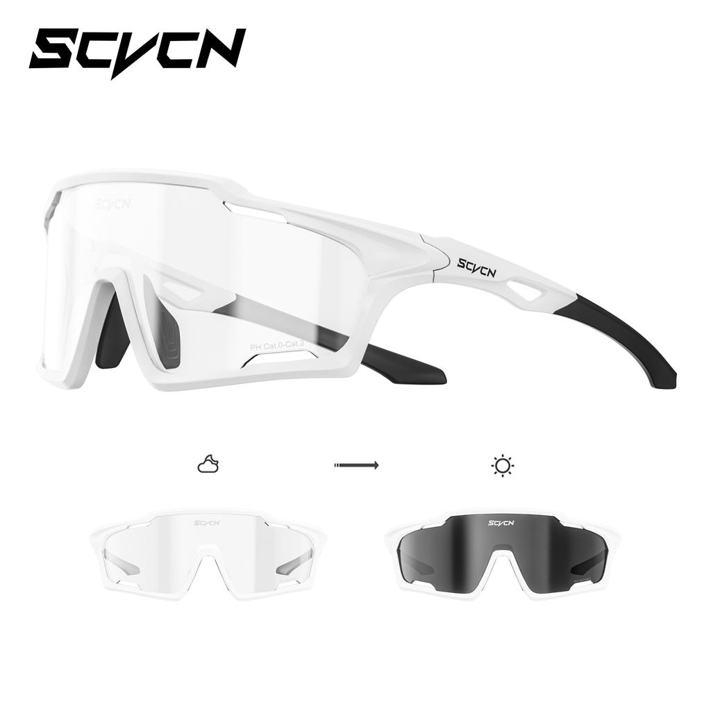 SCVCN Photochrome Sonnenbrille für Mann Radsportbrille MTB Fahren Skaten UV400 Angelbrille Frau Fahrrad Radsport Baseball 2026