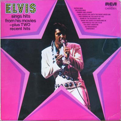 LP Record ELVIS PRESLEY - Elvis Sings Hits From His Movies CDS1110 RCA CAMDEN 1972 UK Rock Used