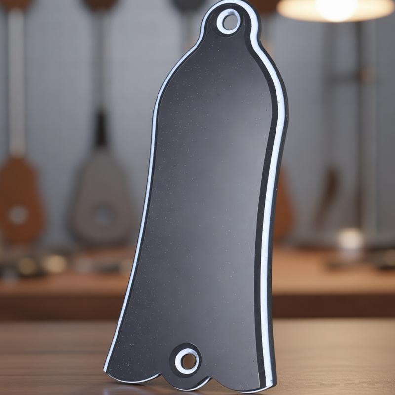 Plastic Bell Shape Trusses Rod Cover Plate 2 Holes Electric Guitar Trusses Rod Cover Guitar Part Easy To Installation