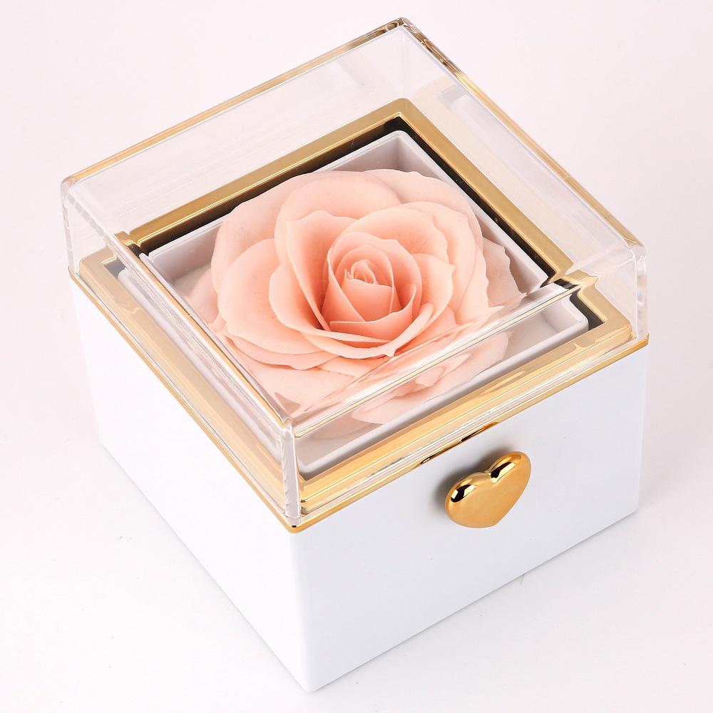 Valentine's Day Rotating Soap Flower & Jewelry Gift Box