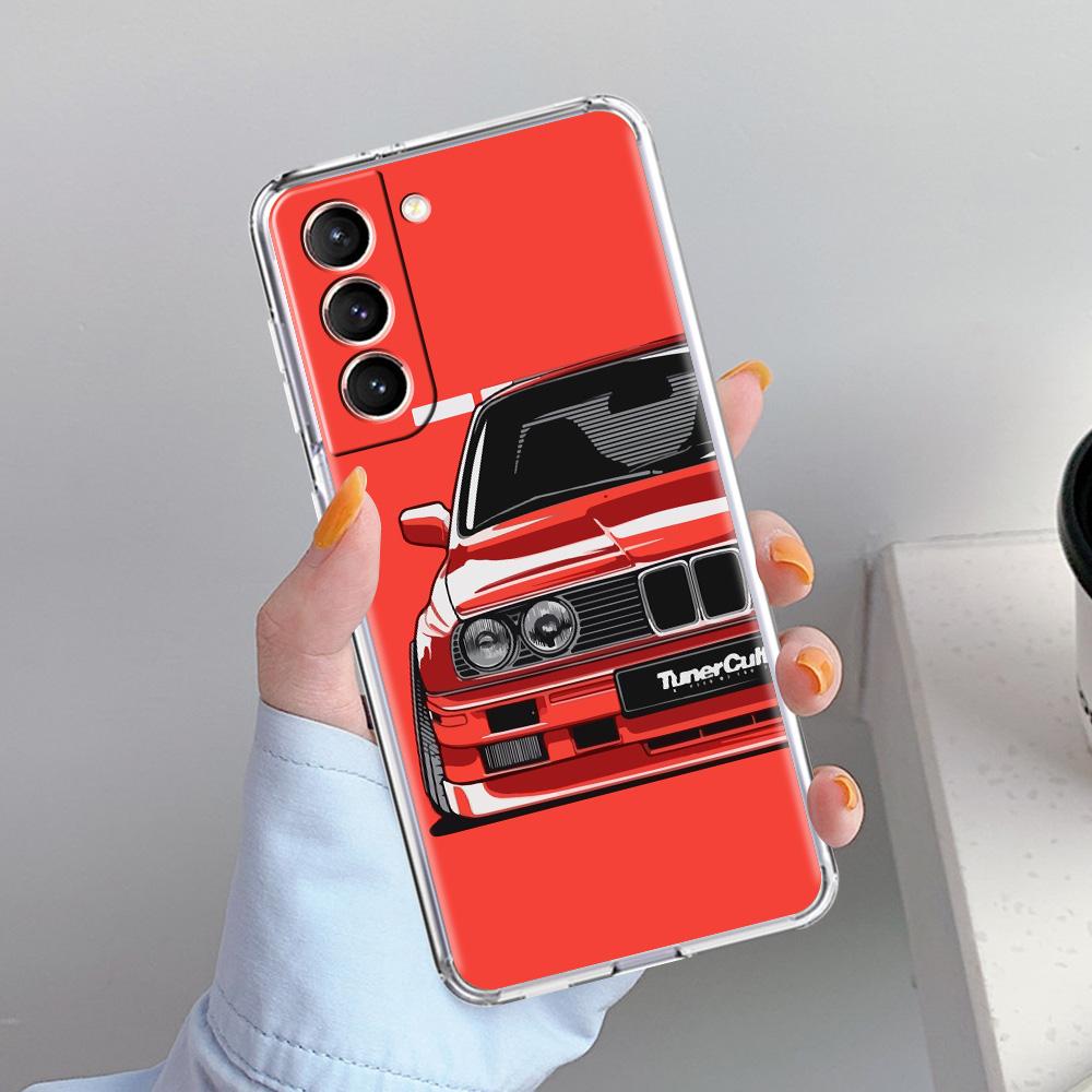Phone Case For Samsung Galaxy S26 S25 S24 S23 S22 Ultra S20 S21 FE 5G Plus Soft Clear Cover Japan JDM Sports Cars Comic
