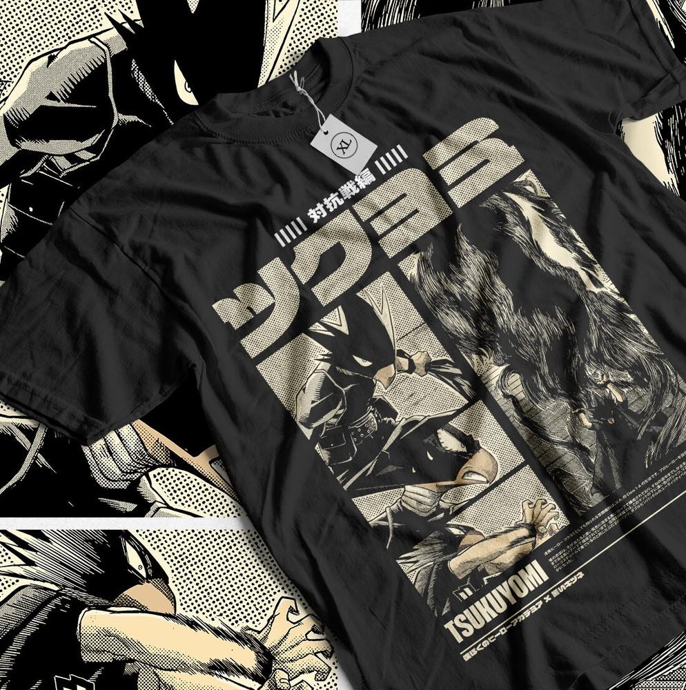 

Fumikage Tokoyami T-shirt Manga Strip My Hero Academia Anime Gift Shirt All Size Unisex T-Shirt S