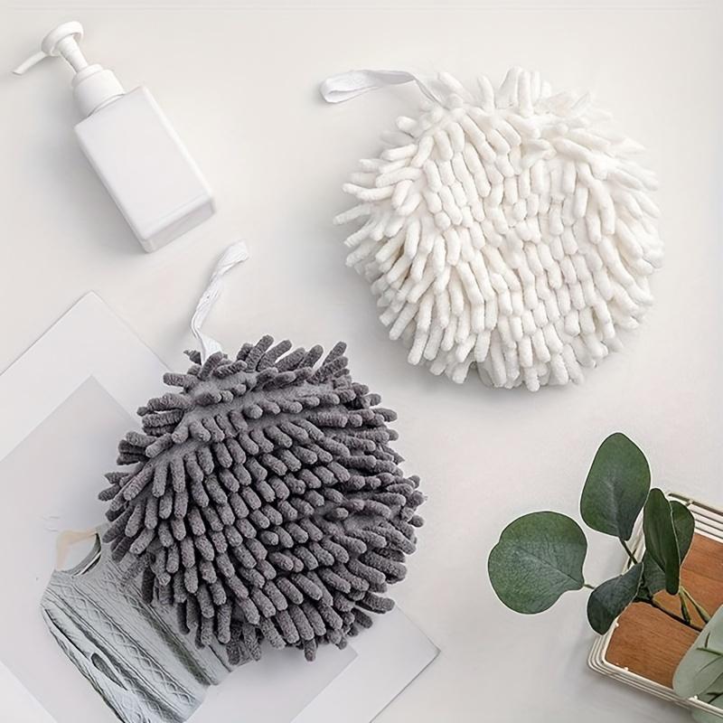 1 Pc Ultra-Absorbent Microfiber Hand Towel - Quick-Dry, Lint-Free, Soft Plush - Ideal for Kitchen & Bathroom