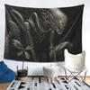 Xenomorph Alien Tapestry Decoration Art Aesthetic Tapestries for Living Room Bedroom Home Wall Cloth Wall Hanging
