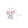 6 Pcs Elephant Ornament Mini Figures for Kids Adornment Figurine Shape Resin Lovely Small Model Miniature