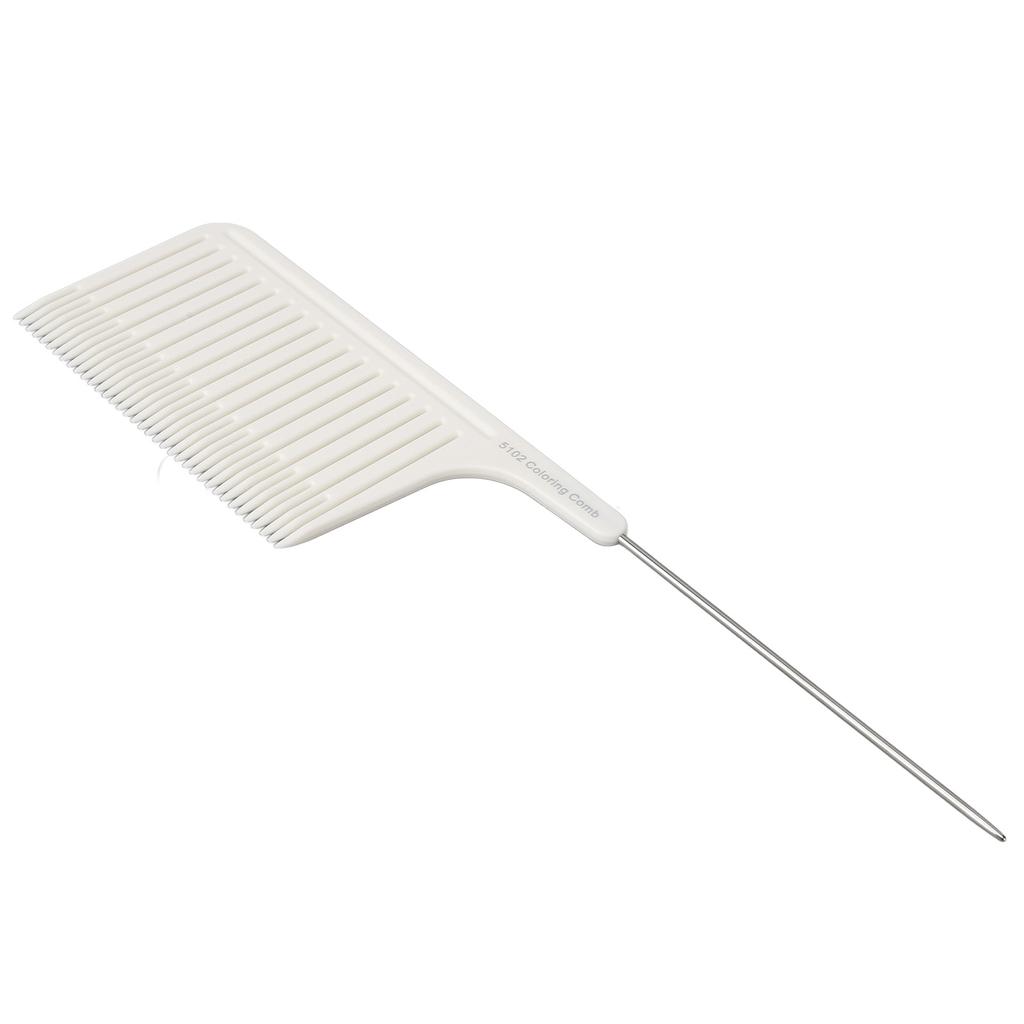 Haar-Highlight-Kamm, Friseursalon, Haarfärbemittel, professioneller Kamm, Haarstylist, Edelstahl, Rattenschwanz