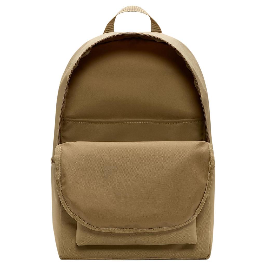 Nike Fabric Backpack Unisex Almond Tea Brown With White Mountain Peaks Casual DC4244-297