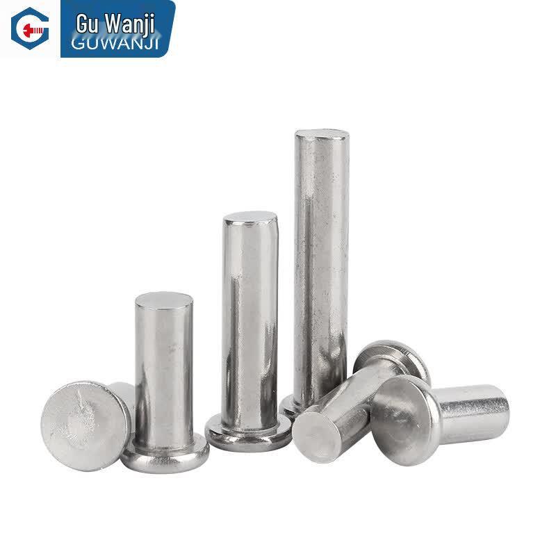 GUWANJI Flat Head Solid Aluminum Rivet GB 109