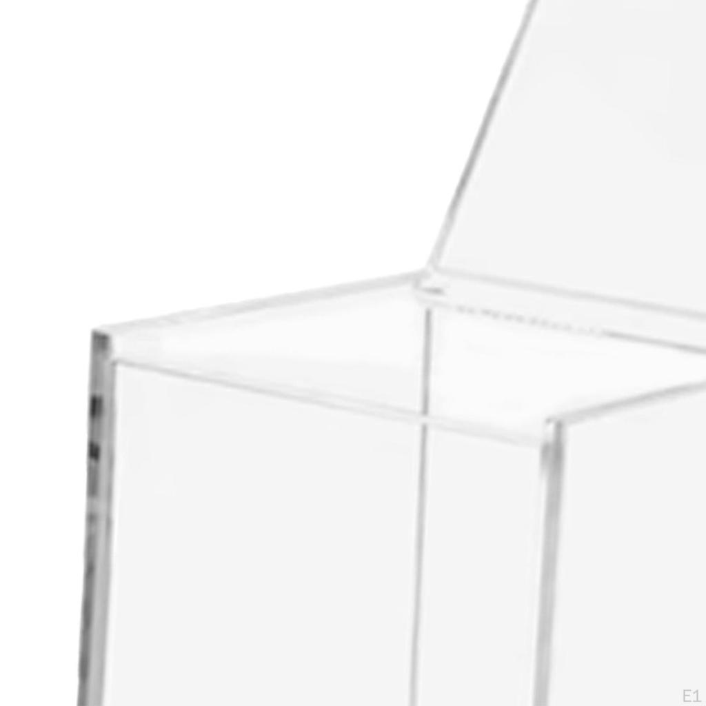 Acrylic Storage Box for Dolls with Display Stand and Lid