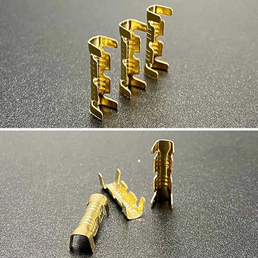 50/100/200pcs 0.3-1.5mm2 Teeth Fascia Terminal Terminal Line Wiring Tab Cold Inserts Connectors Cold Terminal