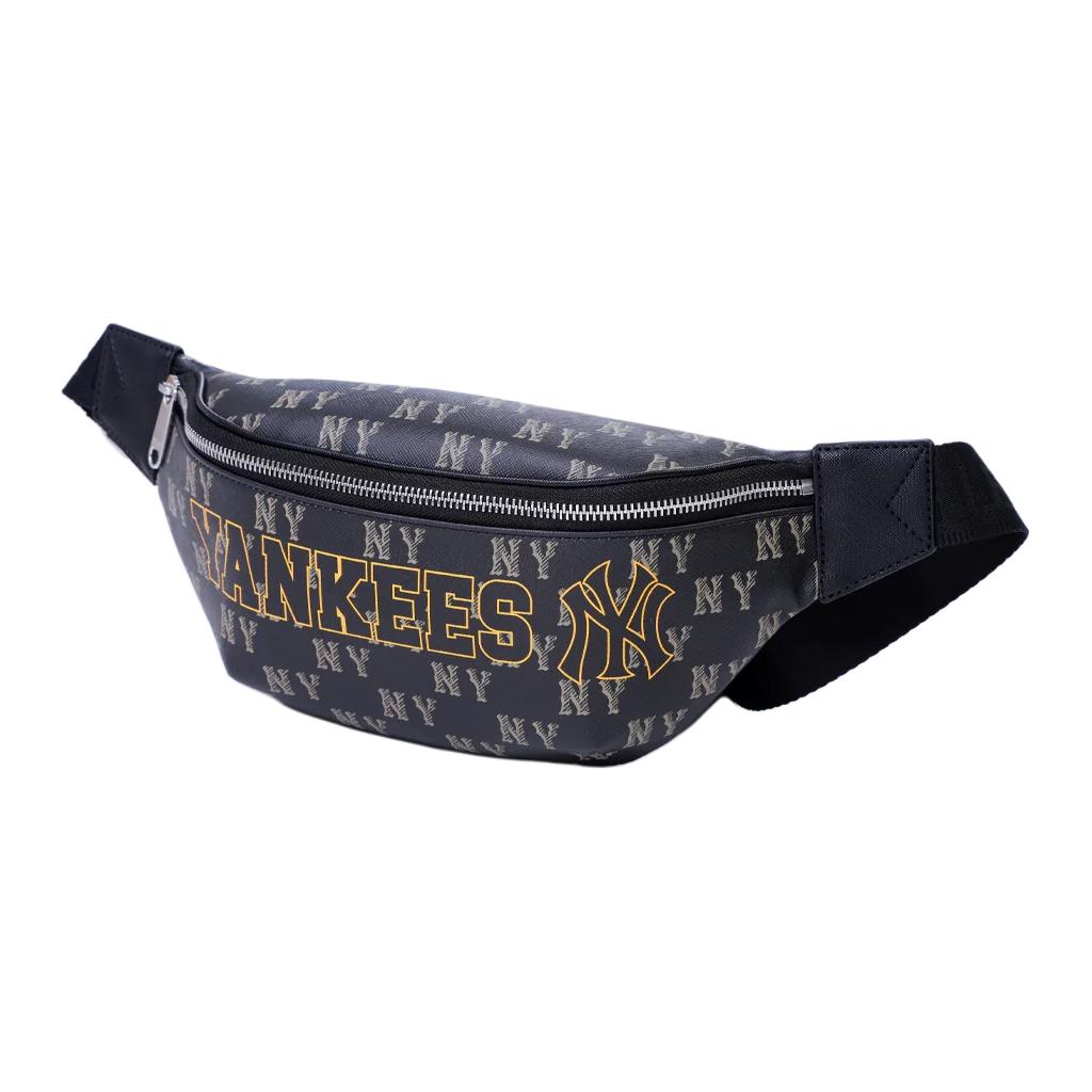 New MLB Artificial Leather Shoulder Bag, Crossbody Bag, Fanny Pack Regular Unisex Black 3AHSM094N-50BKS