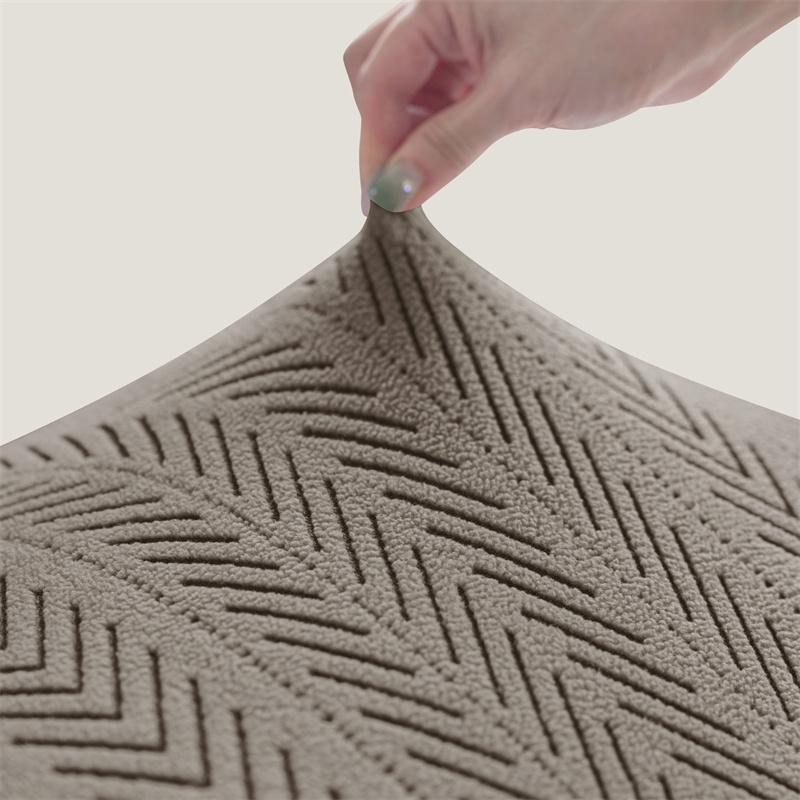 Set da 2 Pezzi Copriseduta per Sedia Jacquard Anti-Sporco Elastico Copricuscino per Poltrona Antiscivolo Antipolvere Protettore per Soggiorno El