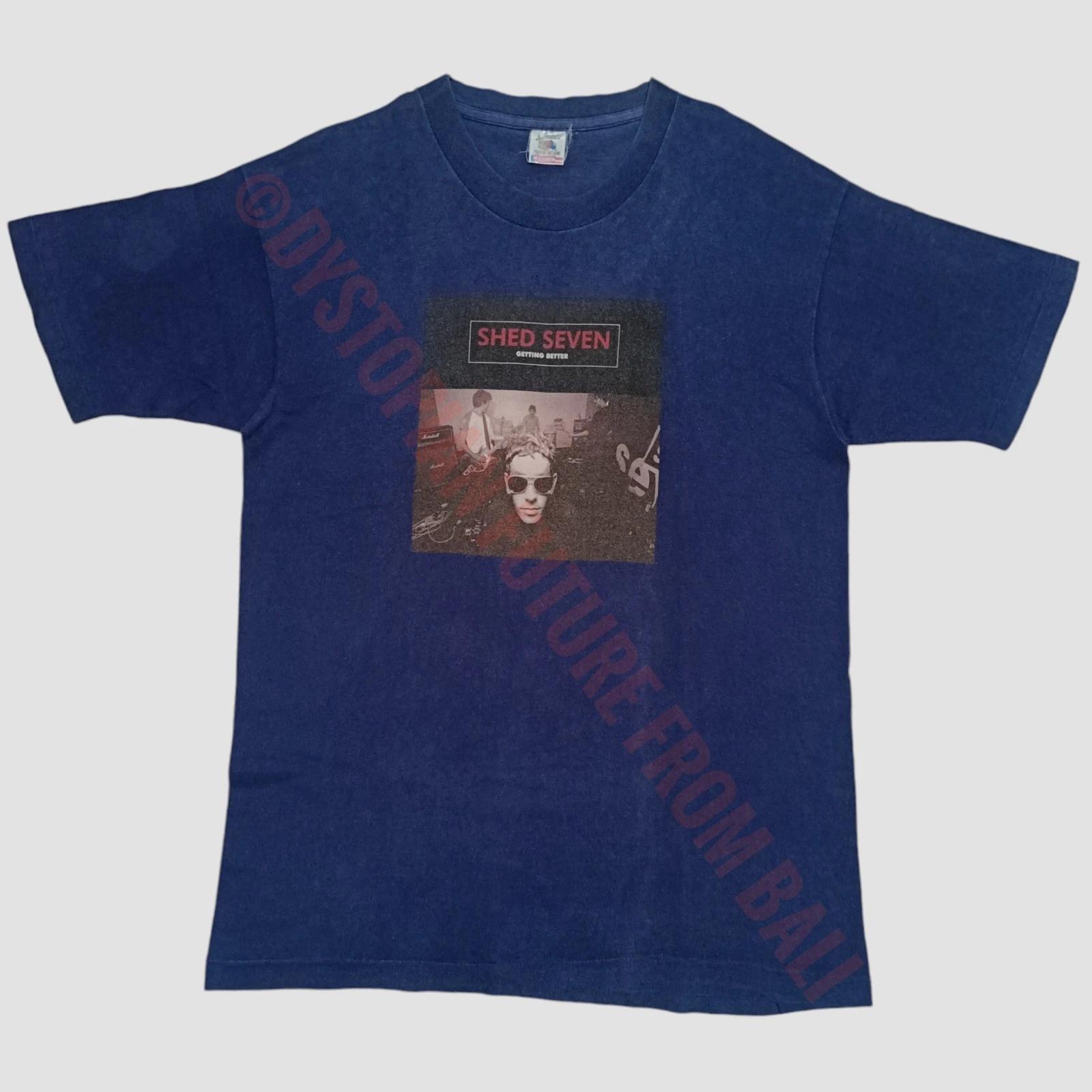 Rare Vintage Shed Seven - Getting Better /  Yeah, Yeah, Yeah  Band T-shirt S