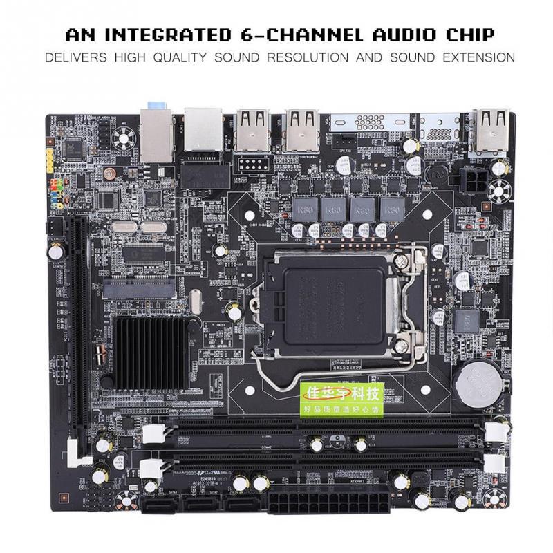 fosa Computer Gaming Motherboard Desktop Computers Motherboard P55 4Ports USB 2.0 Mainboard 6 Channel for Game Lovers fosa Computer Gaming Motherboard Desktop Computers Motherboard P55 4Ports USB 2.0 Mainboard 6 Channel for Game Lovers