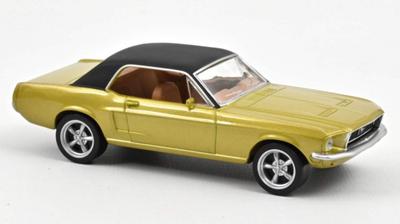 Norev JETCAR Scale Ford Mustang Coupe 1968 Gold 1/43