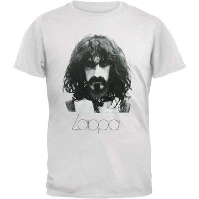 Frank Zappa - Portrait T-Shirt - Medium White