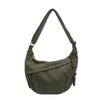 Women Casual Corduroy Shoulder Bag Japan Style Versatile Crossbody Bag Large Capacity Classes Solid Color Hobo Commuter Bag