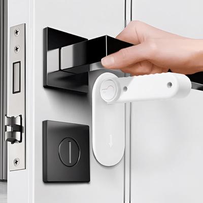 Easy-Install White Fridge & Freezer Door Lock Bedroom Door Lock Rotate Without Drilling Holes No Tools or Drilling Required