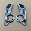 For Toyota Highlander 2018  ABS Chrome Front Reflector Fog Light Lamp Cover Sticker Decoration Trim Accessories 2 Pcs/lot