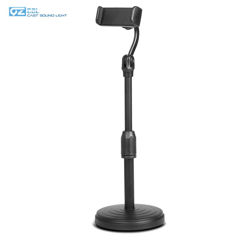Desktop Adjustable Alloy Phone Stand Phone Holder Lazy Mobile Cellphone Mount 360 Degree Rotation Smartphone Stand чёрный