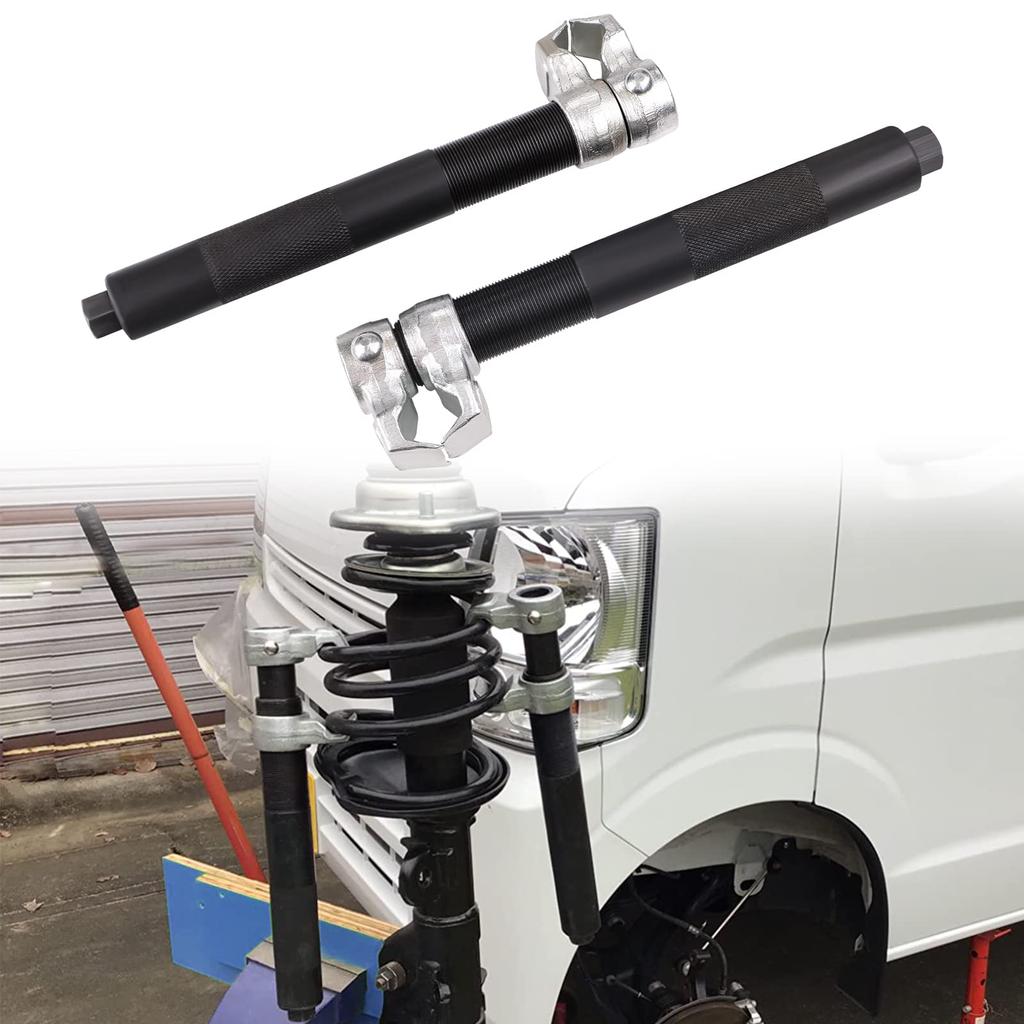 Spring Compressor, Coil Spring Compressor for Car Suspension Replacement, Impact Wrench Compatible, Effective Working Length: Approx. 27mm - 290mm