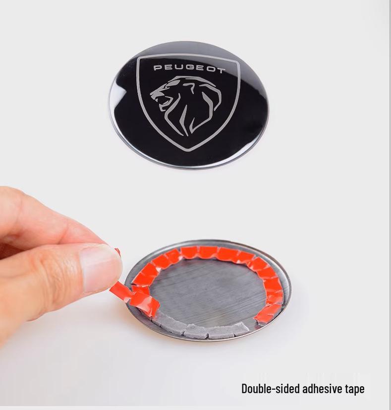 Decorative Wheel Caps & Stickers for Peugeot Models: 4008, 5008, 3008, 308, 408, 508L.