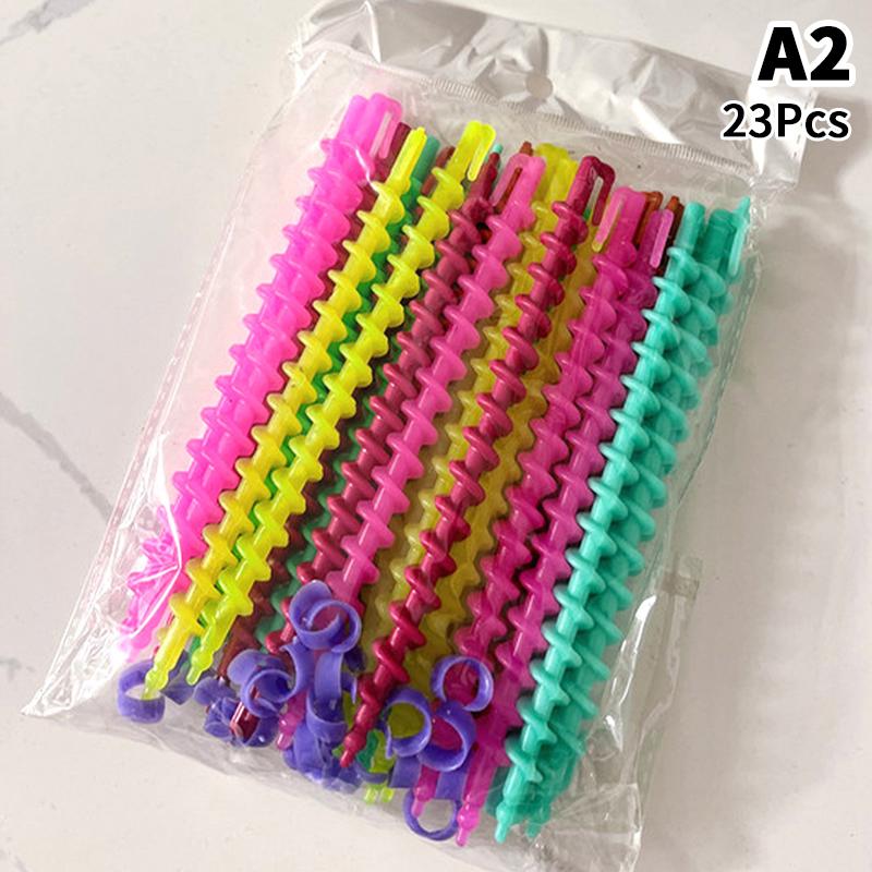 Plastic Spiral Perm Stick Heatless Hair Curler Women Curly Hair Rollers Cold Wool Perm Perm Bar Barber Hair Styling Tool
