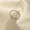 Plain Ring Twist Ring 316 Material Non-Fading Ring Fashion Trend Tail Ring Jewelry