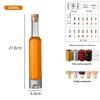 Transparent Glass Wine Bottles for Home Brewing - Sealed & Empty for Ice Wine, Beverage, or Juice