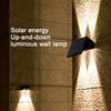 Solar Wall Light, Garden Solar Wall Light, Waterproof Outdoor Fence Light, Auto On/Off Wall Lamp for Yard Front Porch Decoration