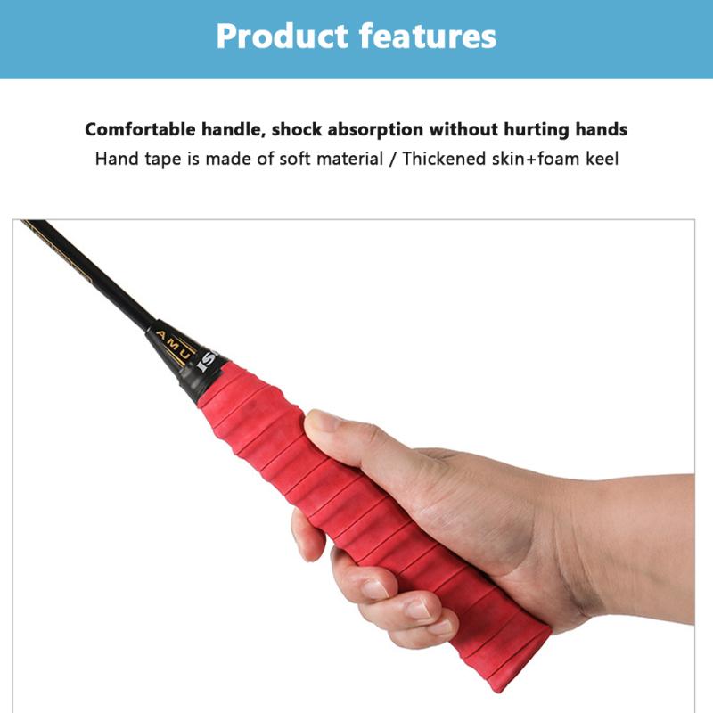 Thickened Handle Tape Non-slip Sweat-absorbing Wrapping Sweat Band For Tennis Badminton Squash