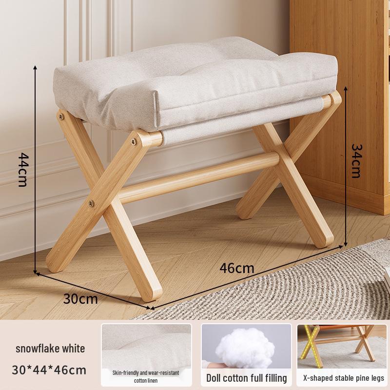 

Скамья для переобувания из массива дерева, складная подставка для ног, диван и офисная подставка для ног