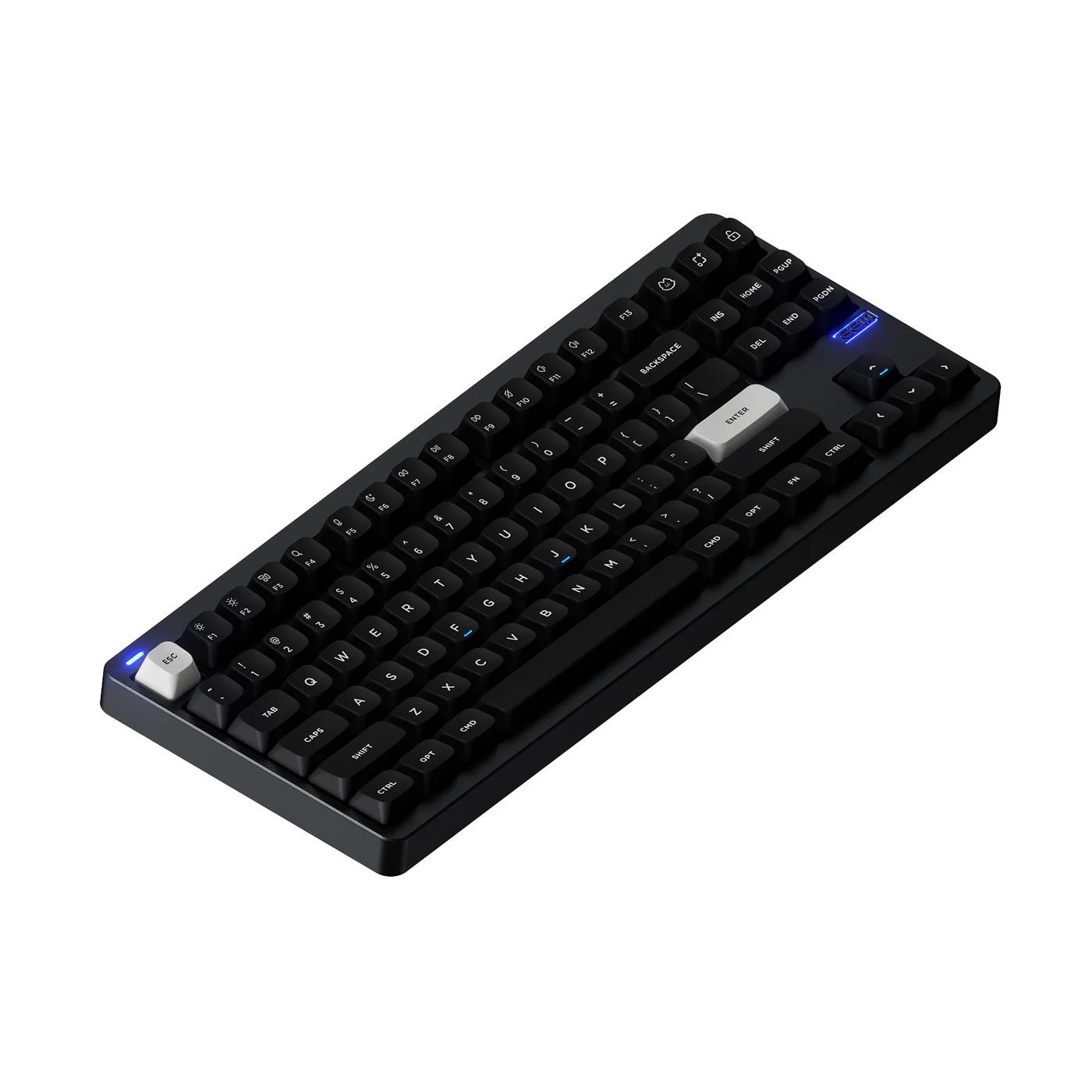 Nuphy - Tastatură Mecanică Personalizată Wireless NuPhy Gem80 QMK/VIA - Tastatură Mecanică Wireless Culoarea Inca Rose Fără Taste