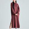 New MLB Long Sleeved Dresses Women's Burgundy 3FOPB0134-43BDS
