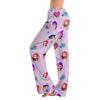 Womens Pajama Pants Sleepwear Casual Drawstring Elastic Waist Pants Comfy Straight Yoga Loose Trousers