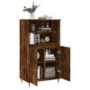 Vidaxl Armadietto Alto, Rovere Affumicato, 60X36X110 Cm