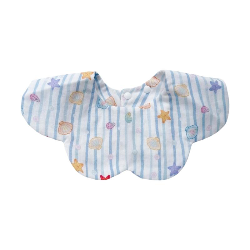 Cotton Bib Cartoon Print Baby Feeding Towel Soft Comfortable Saliva Towel Newborns Burping Cloth for Boys Girls