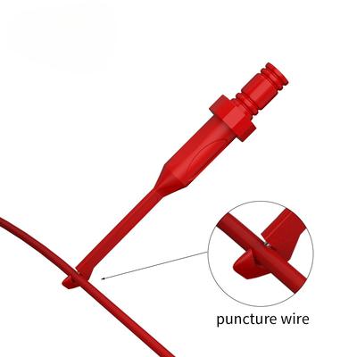 3pcs Test Probe Clip Non-Destructive Wire-Piercing Back Probe Pins 4MM Jack Puncture Test Hook Tool Voltage and Current Tester