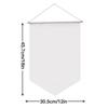 Sublimation Blank Custom Banner Wall Display Waterproof Canvas Banner Sublimation Transfer Heat Press Printing Crafts Decoration
