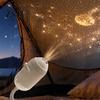 Underwater World Projection Lamp 2 In 1 Star Projector Night Light, USB Aurora Moon Scene with Starry Sky Light Remote Control, 360 Degree Flexible