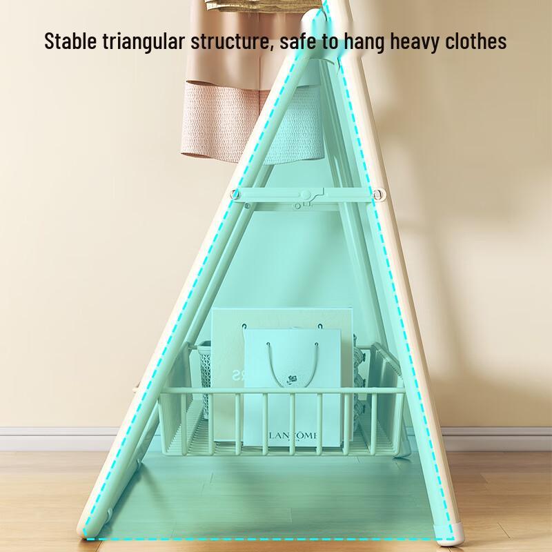 XuanYong Foldable Floor Clothes Rack
