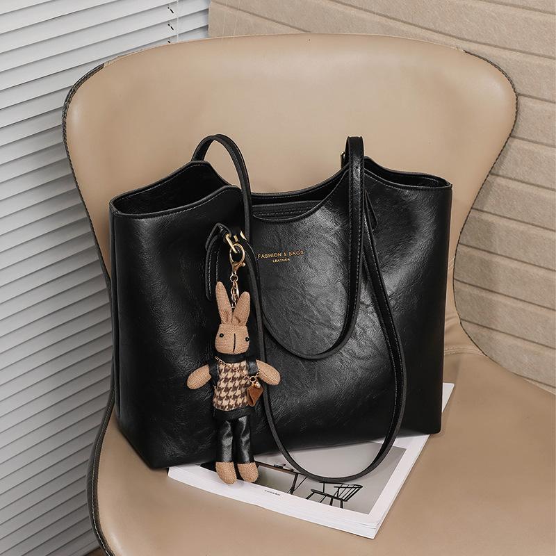 2025 New Tote Bag for Women, Large Capacity Fashionable Versatile Commuter Bag, High-end Casual Shoulder Bag