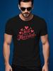 JUST MARRIED" Graphic Print Cotton Tshirt - Crew Neck