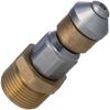 M22 350 bar rotating pipe cleaning nozzle stainless steel, brass